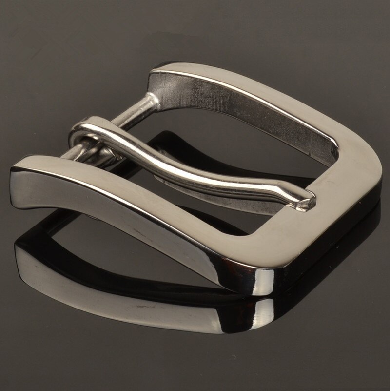 1/2/4 stk meetee 40mm rustfritt stål beltespenne menns metallspenne cowboy spenne jeans tilbehør diy skinn håndverk maskinvare: 2 stk