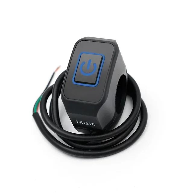 Universal- Motorrad Lenker Schalter Geschmack Geschmack Stecker Schalter für Elektrische Stern Druck Wasserdichte Steuer Schalter: Blau