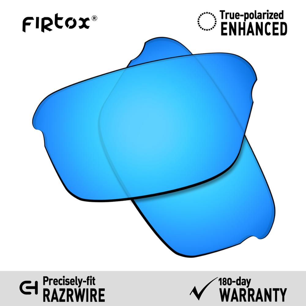 Firtox True UV400 Polarized Lenses Replacement for-Oakley Razrwire Sunglasses (Compatiable Lens Only) - Multiple Colors: Blue-Polarized