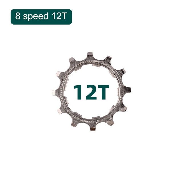 SUNSHINE Cassette Bicycle Ratchet Cog 11 12 13T Sprocket 12 8 9 11 Speed Pinion Bike 10v Cogset Single Speed Freewheel Adapter: Red