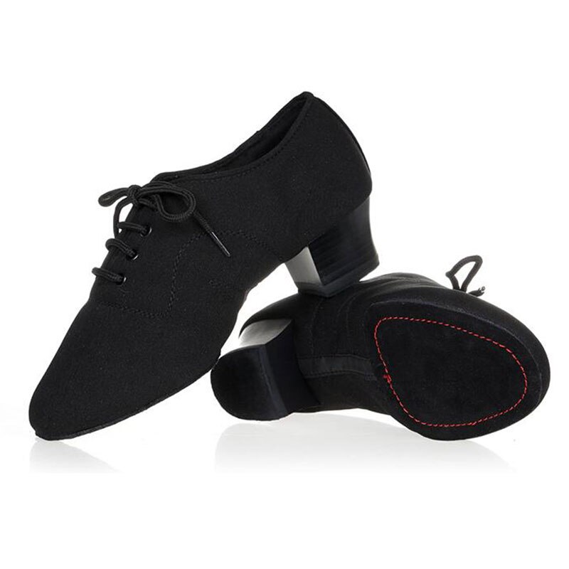 NUOVO scarpe di Tela delle Donne Sala Da Ballo Latino Pratica Scarpe Da Ballo Coperta In Pelle Scamosciata Split Sole 4 centimetri Tacco Alto Sala Da Ballo Danza Formazione Scarpe