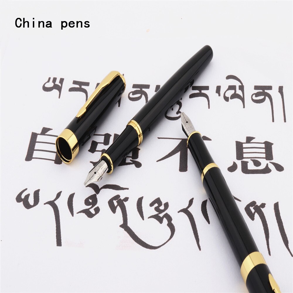 Luksus 389 sort engelsk kalligrafi andenæb parallel kunst pen blomst krop flad spids tibetansk arabisk fyldepen