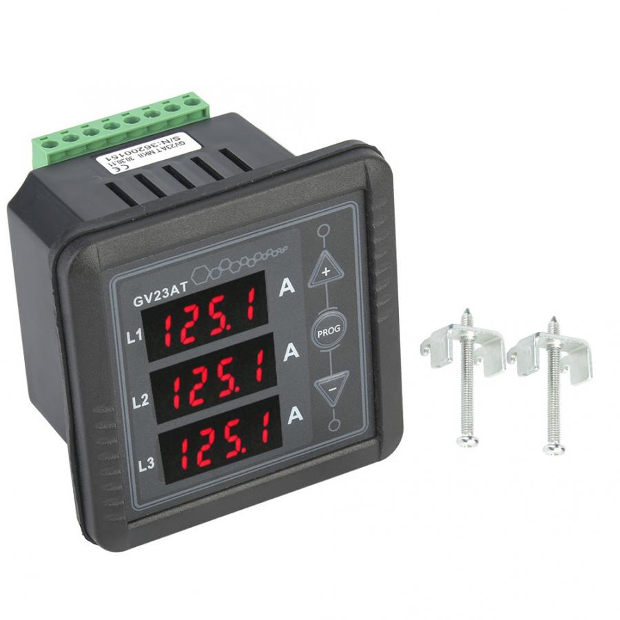 GV23AT Generator Three-Phase AC Ammeter Tester Digital Display AC Current Meter Digital Current Meter