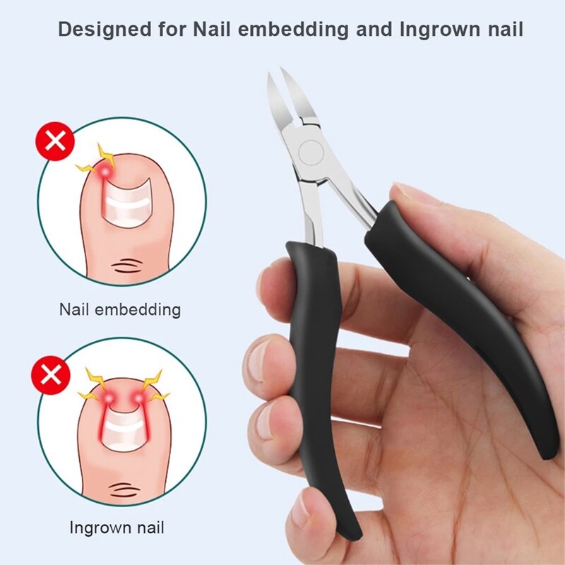 10PCS Pedicure Tool Nail Care Kit Ingrown Toenail Removal Correction Clippers Toe Nail File Lifter Ingrown Tools Kit