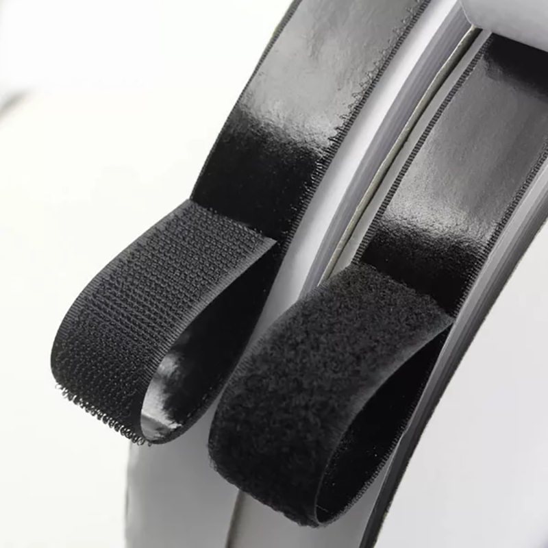 Magic Tape Self Adhesive with Glue Hook Loop Fastener Nylon Sticker Tape Sewing Adhesive Garment DIY Accessories 20/25mm*1M