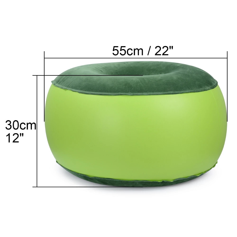 Inflatable Chair Yoga Inflatable Stool Durable Balance Portable Outdoor Camping Chair Foot Mat Family Massage Chair: Default Title