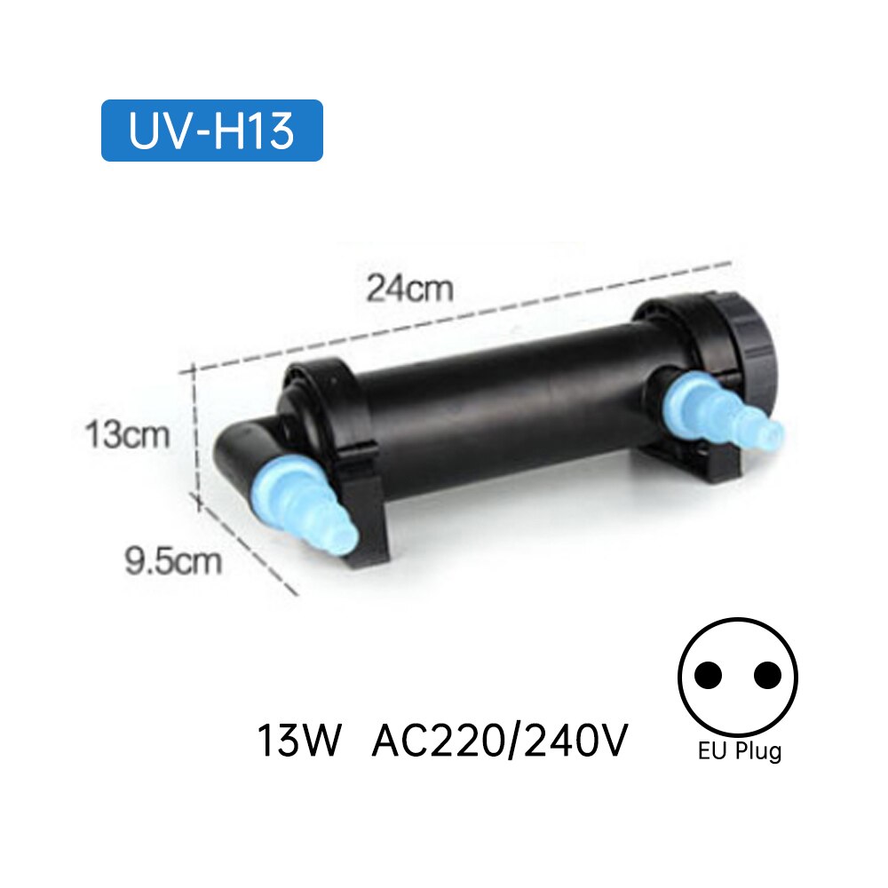 Aquarium UV Sterilizer 220~240V 5W~36W UV Sterilizer Lamp Light Water Cleaner Pond Fish Tank Ultraviolet Filter Clarifier #3
