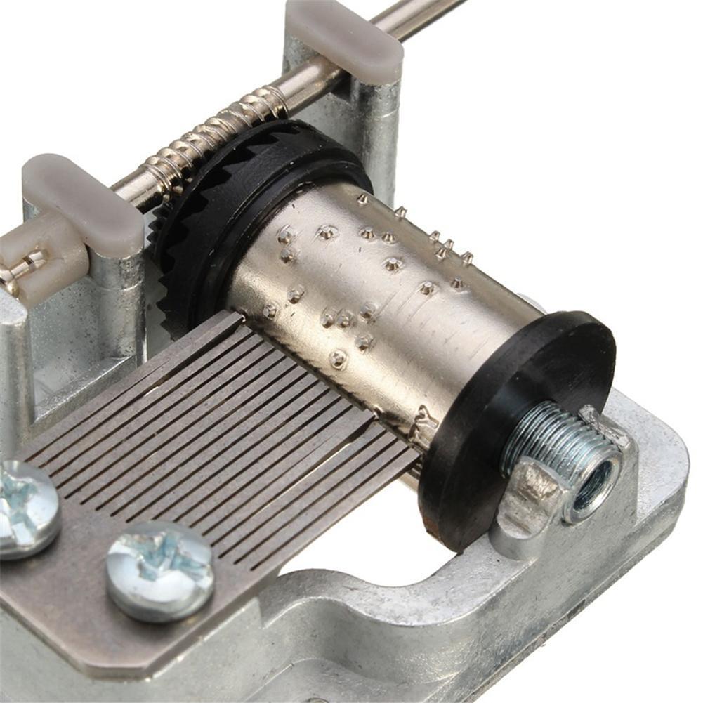 Metal Mini Music DIY Mechanical Hand Crank Craft Music Movement Decor