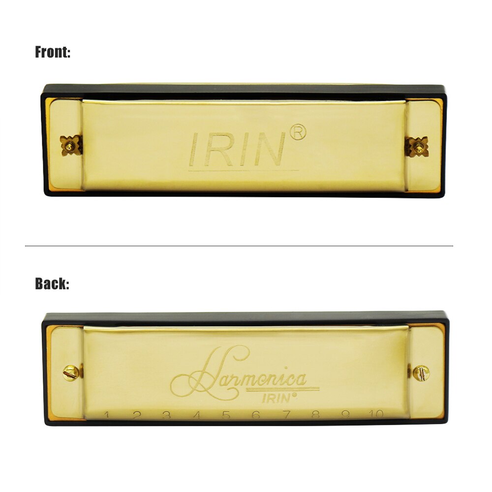 10 hull 20 tone diatonisk blues munnspill nøkkel av c munnspill c nøkkel munnspill med etui for nybegynnermusikal