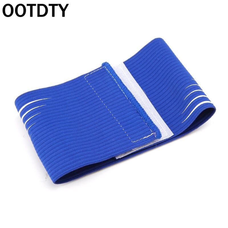 1 Pc Football Captain Armband Elastic Adjustable Arm Band Leader Soccer Competition