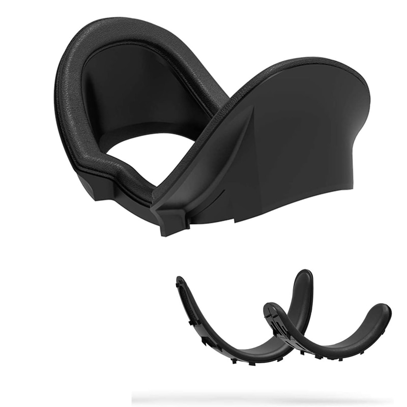 Vr Facial Interface Zacht Beugel &amp; Pu Leer Foam Gezicht Cover Pad Vr Lens Cover Set Vervanging Voor Oculus Rift S: Default Title