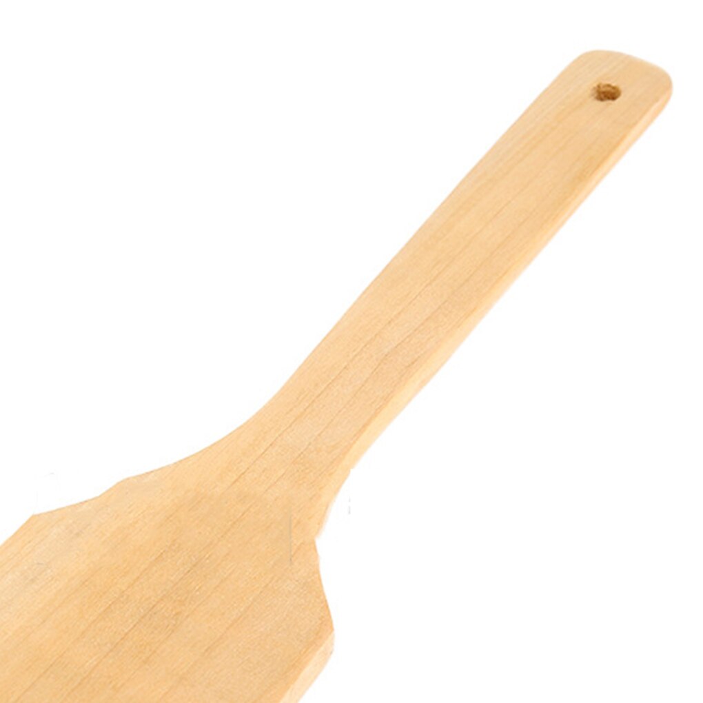 Houten Spatel Handgemaakte Keuken Koken Houten Lepels Kookgerei Spatel Lange Handvat