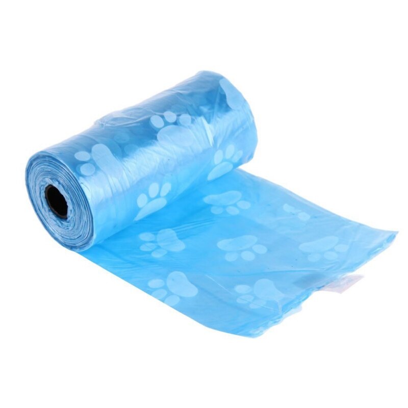 5Roll/Set Pet Waste Poop Bags Dog Cat Clean Up Refill Garbage Bag Dog Poop Bag Waste Bags Dispenser Outdoor Clean For Dogs