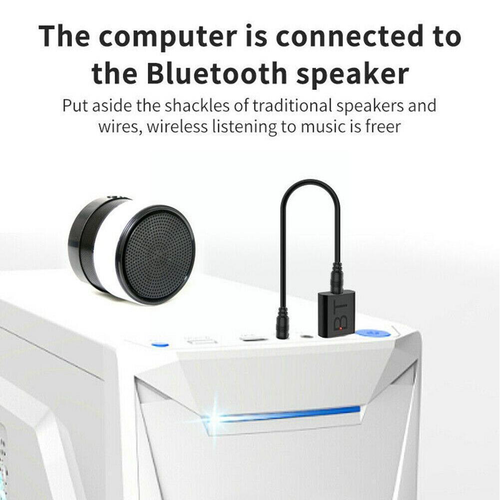 Usb-funk-bluetooth- 5.0 -sender-empfänger-adapter für musiklautsprecher und 3.5mm aux-anschlüsse, autoradio-aux-audioadapter für tv/pc/auto ( o0 v 2)