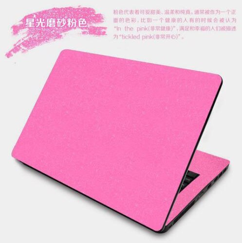 Laptop Carbon fiber Vinyl Skin Sticker Decal Cover for GIGABYTE Aero 15 15X 15.6": Pink Glitter