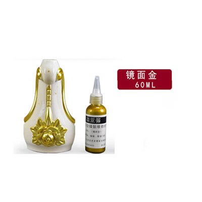 Guldfärg metallic möbler reparation färg lack lack bilmöbler guld staty vägg järn trädörrar hantverk beläggning: 27