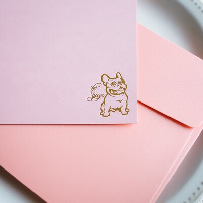 Pink Romantic 5 Letter Paper+5 Envelopes Set Bronzing Letter Paper Envelopes for Scrapbooking Love Letter: 3