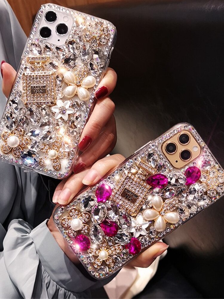 Mode Strass Telefoon Geval Voor Samsung Galaxy Z Flip / Z Flip 3 Diamond Cover