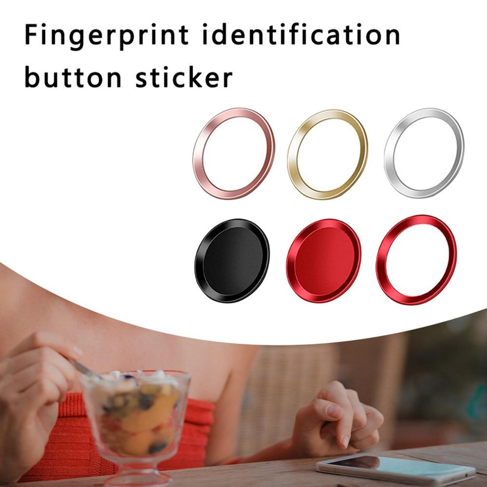 Vingerafdruk Unlock Touch Key Id Home Button Ultra Slim Stickers Protectors Toetsenbord Keycaps Voor Se 7 7Plus