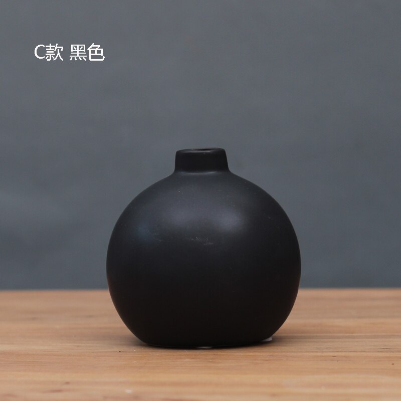 Japanse zen keramische vaas moderne persoonlijkheid eenvoudig chinees huis antieke tv-kast decoratie ornamenten vaas 31: Kleur 7