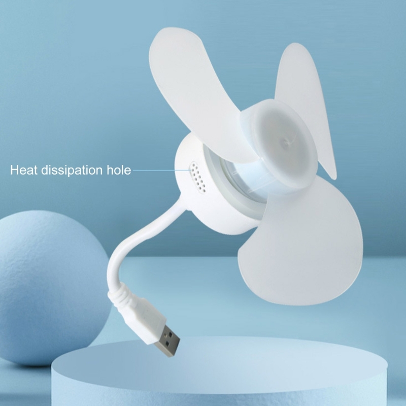 Liten usb-fläkt, tyst resefläkt, justerbar usb-kylfläkt för kontor, camping och utomhusbruk