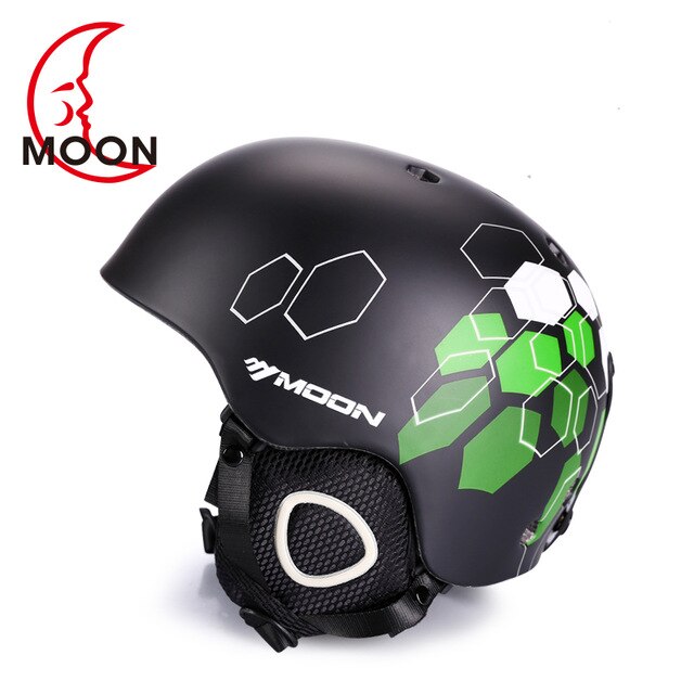 MOON Skiën Helm PC + EPS Ultralight Ce-certificering Integraal Gegoten Ademend Ski Helm Snowboard/Skateboard Helm
