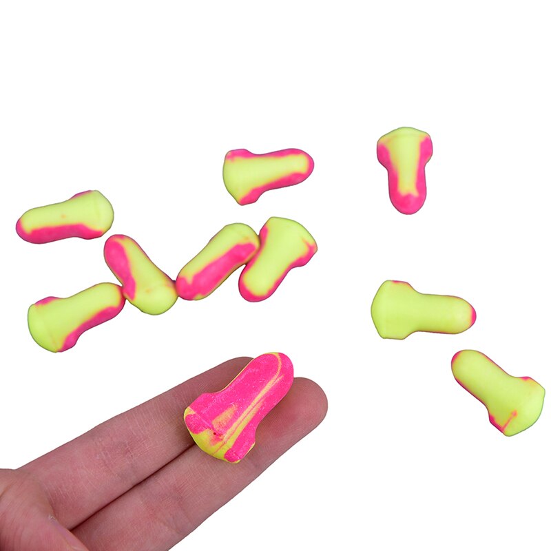 Tapones de silicona para los oídos para niños y adultos, tapones suaves antiruido para los oídos, impermeables, para nadar y bucear, 10 pares