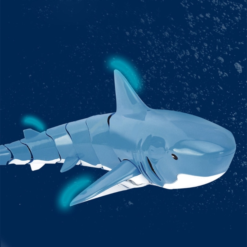 Haai Afstandsbediening Speelgoed, 2.4G Afstandsbediening Gesimuleerde Shark Boat