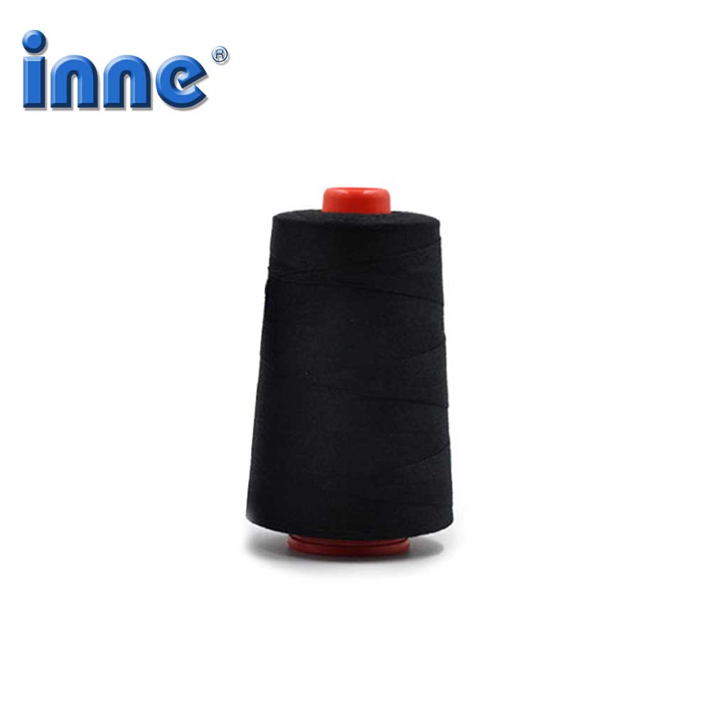 INNE 3000 Yards Length Sewing Overlock Thread 40S/2 Threads Polyester White Spool Sew Accessories Parts