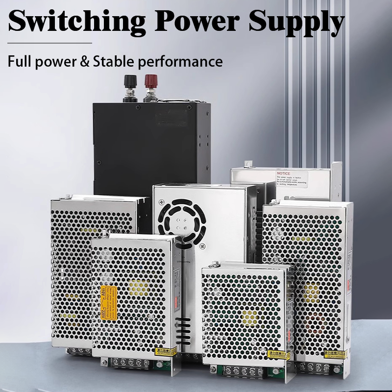 Switching Power Supply 220V AC to 24V/12V/36V DC 30A 1000W High Current Converter with Silent Cooling