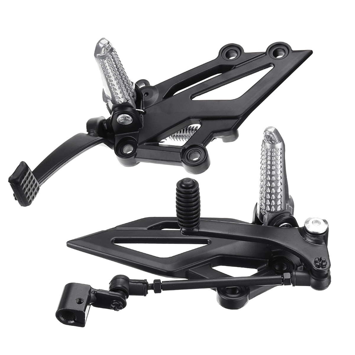 2x Left Right Rear Foot Peg Brake Pedal Footrest Bracket For Kawasaki