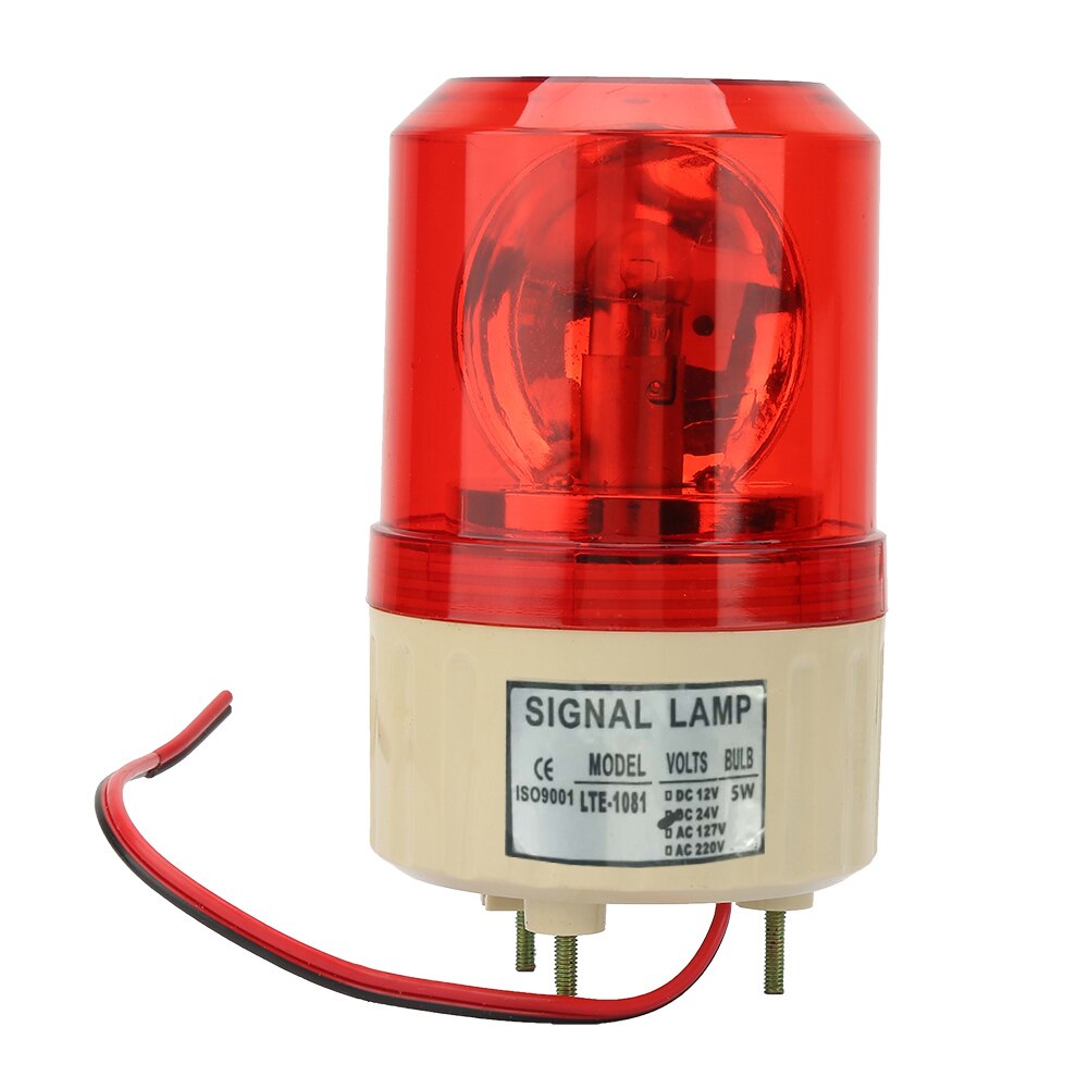 LTE-1081 12V Led Dc 12V Flash Rotary Waarschuwingslampje Alarm Lamp Fabriek Bouw Zwaailamp
