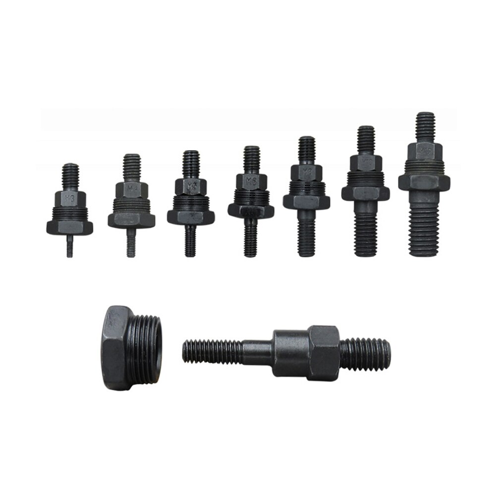 Rivet Nut Tool Manual Mandrels Stainless Steel Rivnut Flat Head Rivet Nut Threaded Rivet Insert Nutsert Cap Kit