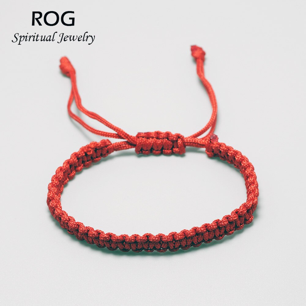 Tibetan Buddhist Red String Bracelet For Men And Men Adjustable Lucky Knot Bracelet Handmade Stretch Rope Bracelet