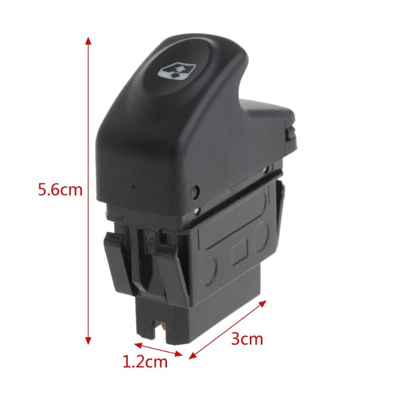 6 Pins 12V Car Electric Window Control Switch For Renault Clio II 2 Megane I Kangoo