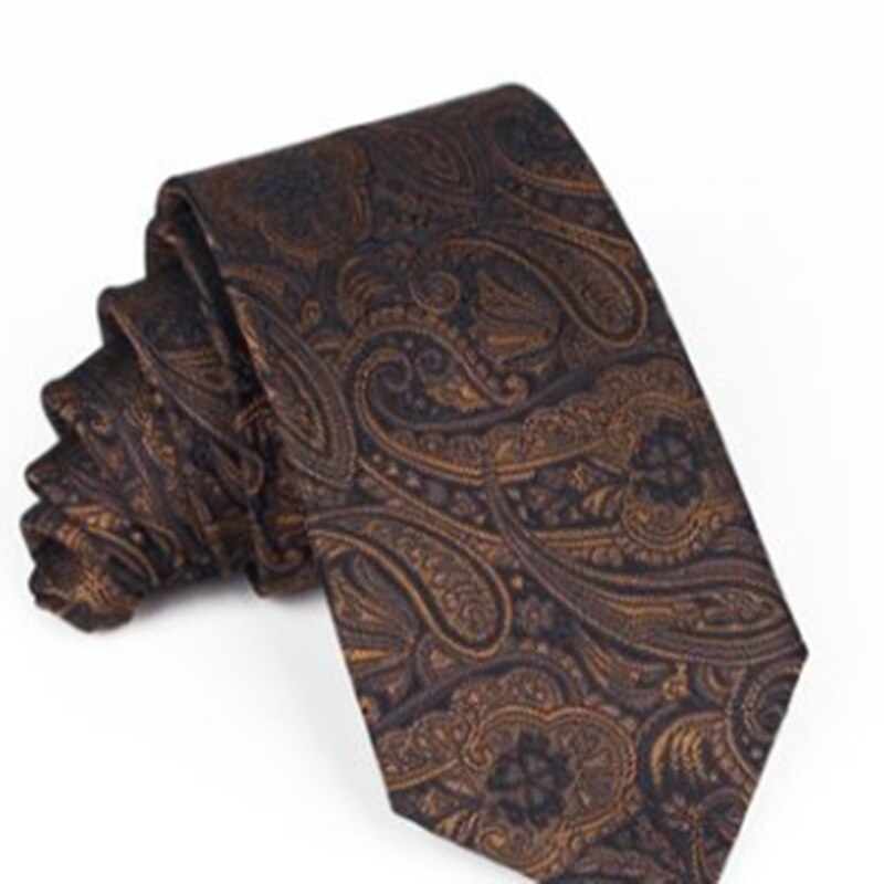 Cravate en Polyester pour hommes, belle cravate Jacquard fleur flèche coratas Para Hombre loisirs d'affaires de ,