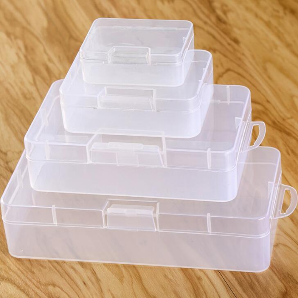 Caja de almacenamiento de plumas transparentes organizador de lápices con hebilla soporte de caja transparente mostrador estacionario para suministros de oficina en casa