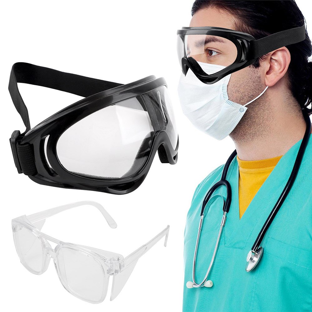 Anti-Droplets Windproof Sports Protection Goggles Eye Protection Lab Glasses Anti-Sneeze Liquid Anti-fog Safety Goggles