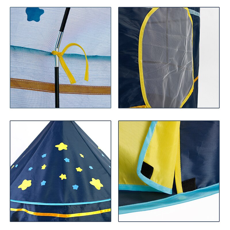 Kids Tent Binnen Buiten Speelhuis Draagbare Prinses Kasteel Oceaan Ballenbad Kinderen Verjaardag Christmas Baby Room Decor