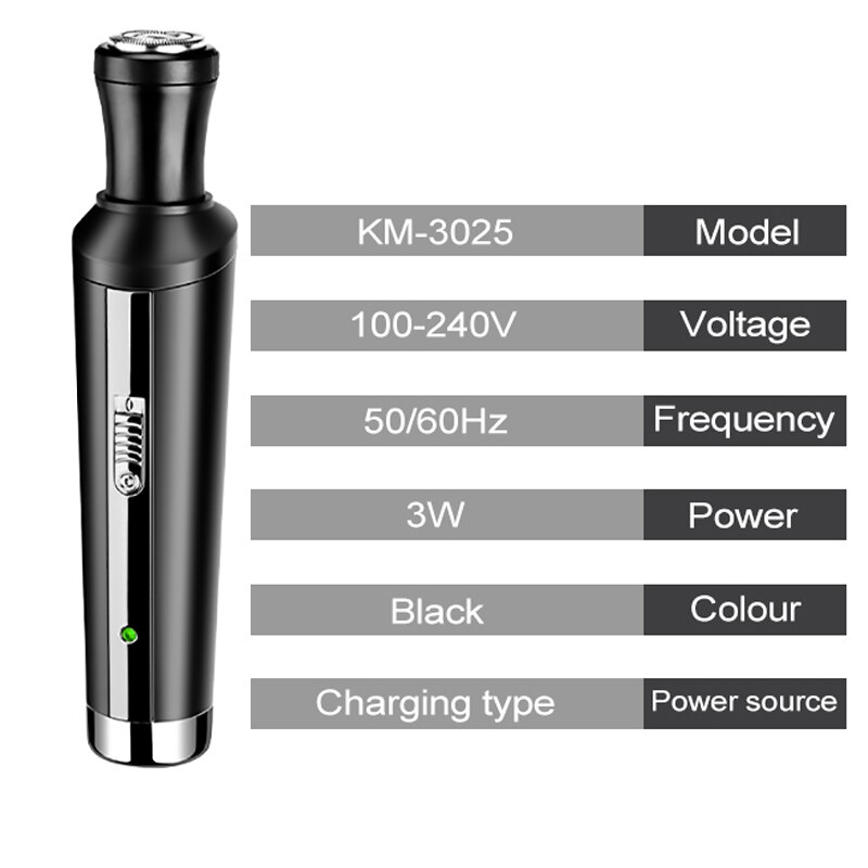 4in1 rechargeable nose trimmer beard trimer for men ear cleaner eyebrow nose hair trimmer nose and ear hair removal machine