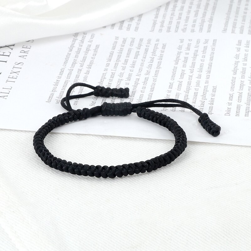 Mode Vrouwen Armband Handgemaakte Tibetaanse Boeddhistische Lucky Charms Verstelbare Knopen Touw Mannen Armbanden En Armbanden Meisjes Gevlochten Sieraden