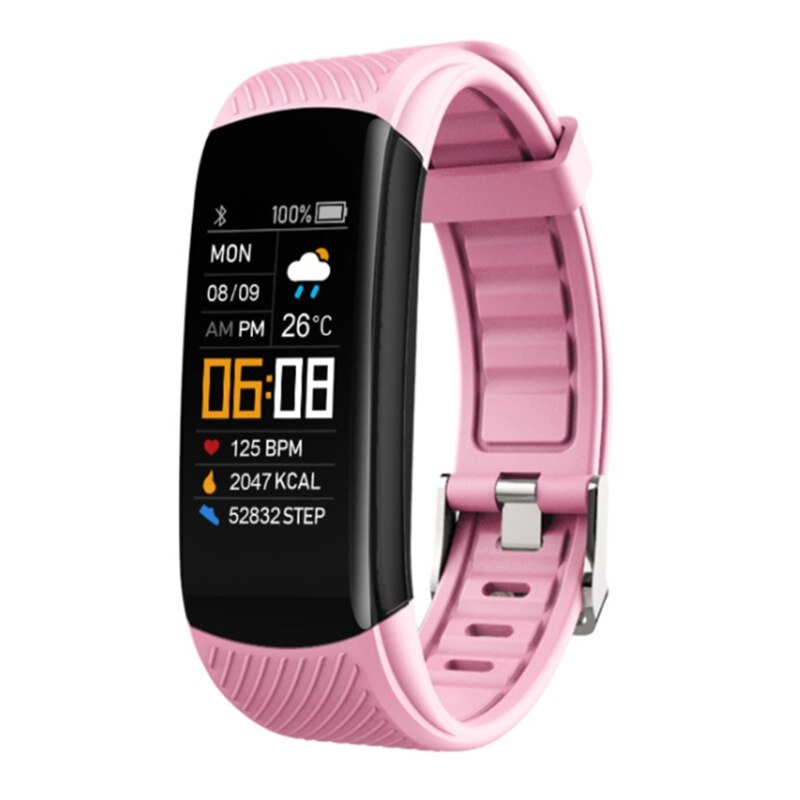 C5 Smart Fitness Watch Heart Rate Monitor Fitness Tracker IP67 Waterproof Pedometer Fitness Watch for Runner Unniversal
