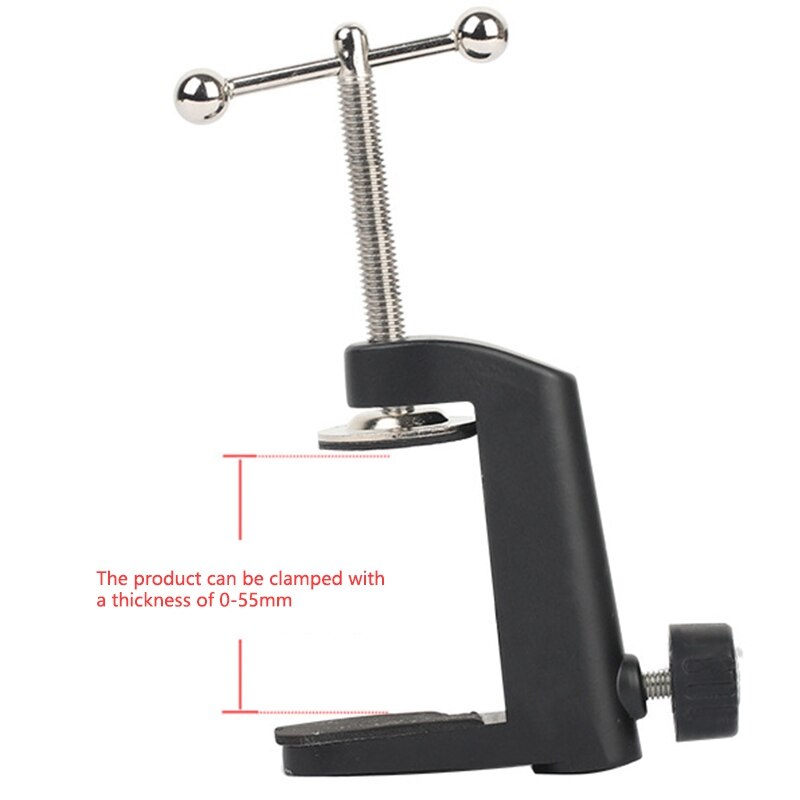 Heavy-Duty Metal Table Mounting Clamp for Microphone Suspension Boom Scissor Arm Stand Holder