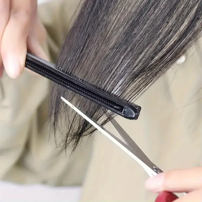 Kam Kappers V-kam Rommelig haar Afwerking Rechttrekken Spalk Kam - Haarstyling Tool Clip speciaal voor haarpruiken