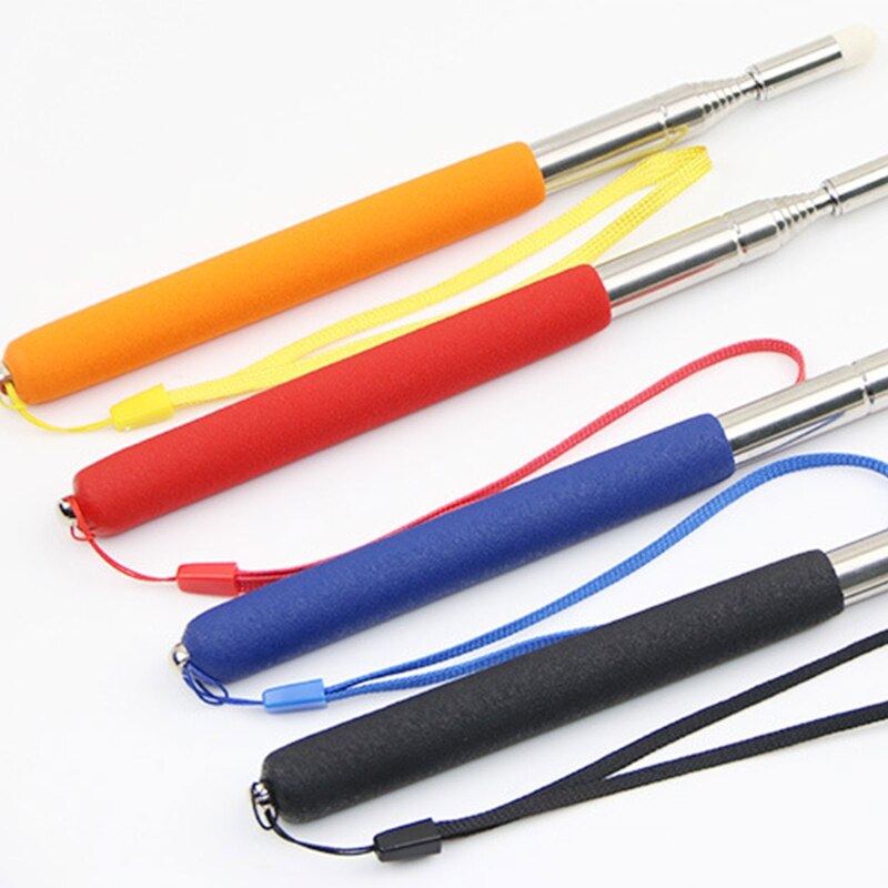 Telescopic Teachers Pointer Retractable Handy Pointer Whiteboard Presenter for Classroom Teachers Lecture Office Meeting Q5WA