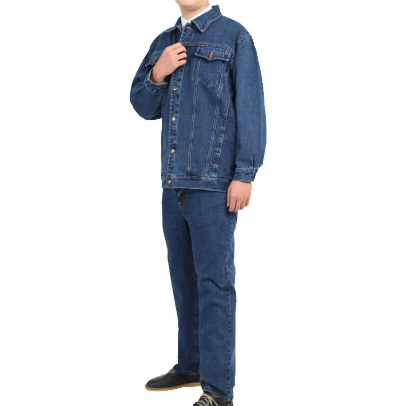 Work Clothing Man Uniform Long Sleeve Coveralls Protective Cloth for Worker Repairman Machine Auto Repair Welding DYF0099