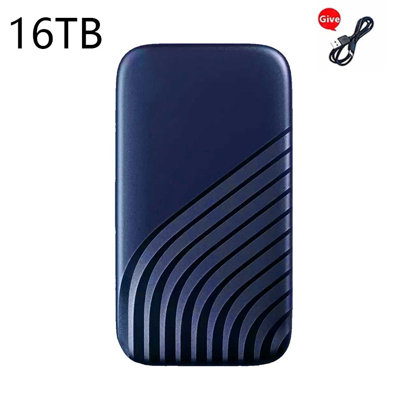 Lenovo SSD Flash Hard Drive External Type-C High Speed USB3.1 2TB 4TB 8TB SSD Storage Portable HD Hard Disk For Laptop: Brown