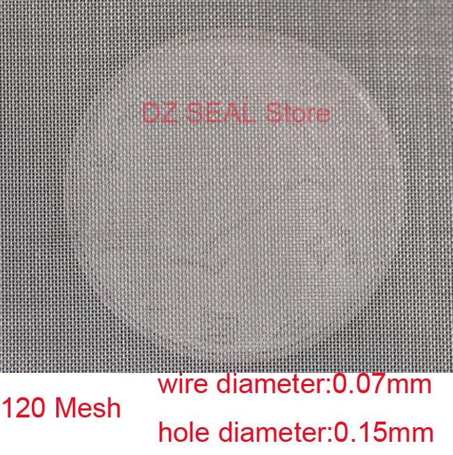 304 rustfritt stål netting matfilter metall nettfiltrering trådplate silfilter hjemmekjøkkensiler 300mm x 1000mm: 120 masker