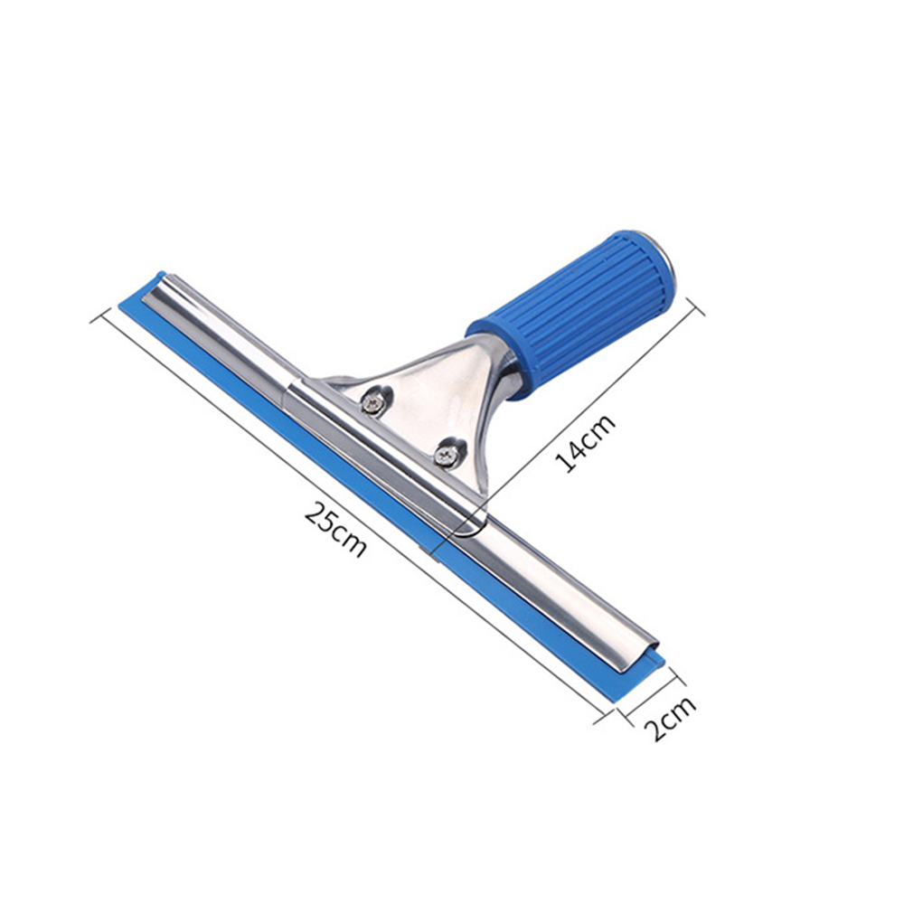 Non-Scratch Soft Silicone Squeegee Car Wrap Tools Water Window Wiper Drying Blade Clean Scraping Film Scraper Accessories B53B: WHITE