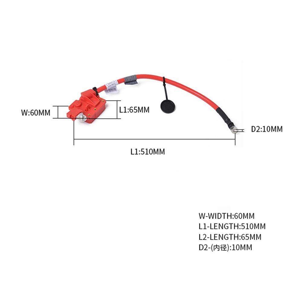 OE 61129217031 Automotive positive and battery cable battery overload protector For BMW X1 E90 E91 E92 E82 E84 E88